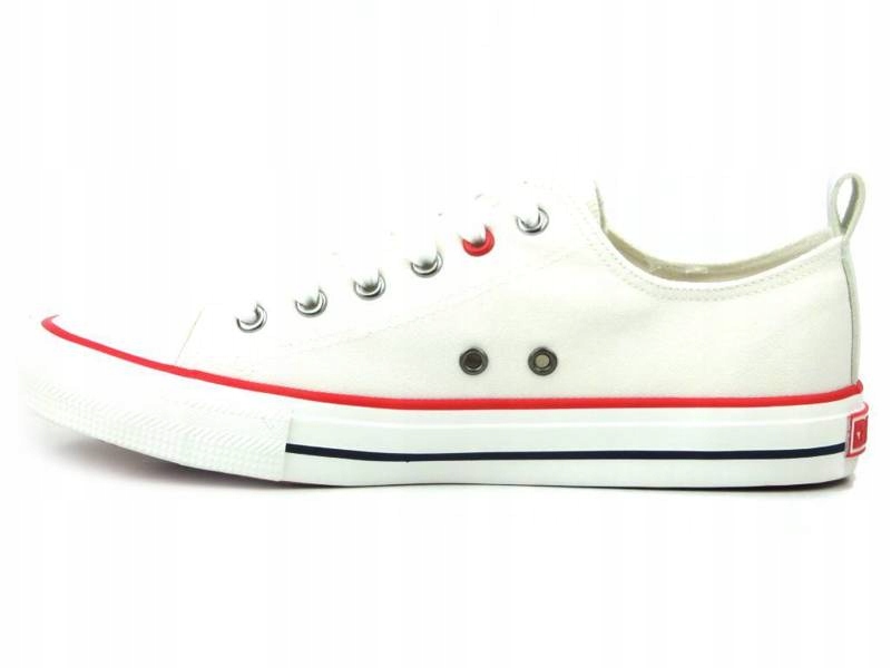 TRAMPKI MĘSKIE BIG STAR JJ174062 KLASYCZNE BIAŁE Oryginalne opakowanie producenta pudełko