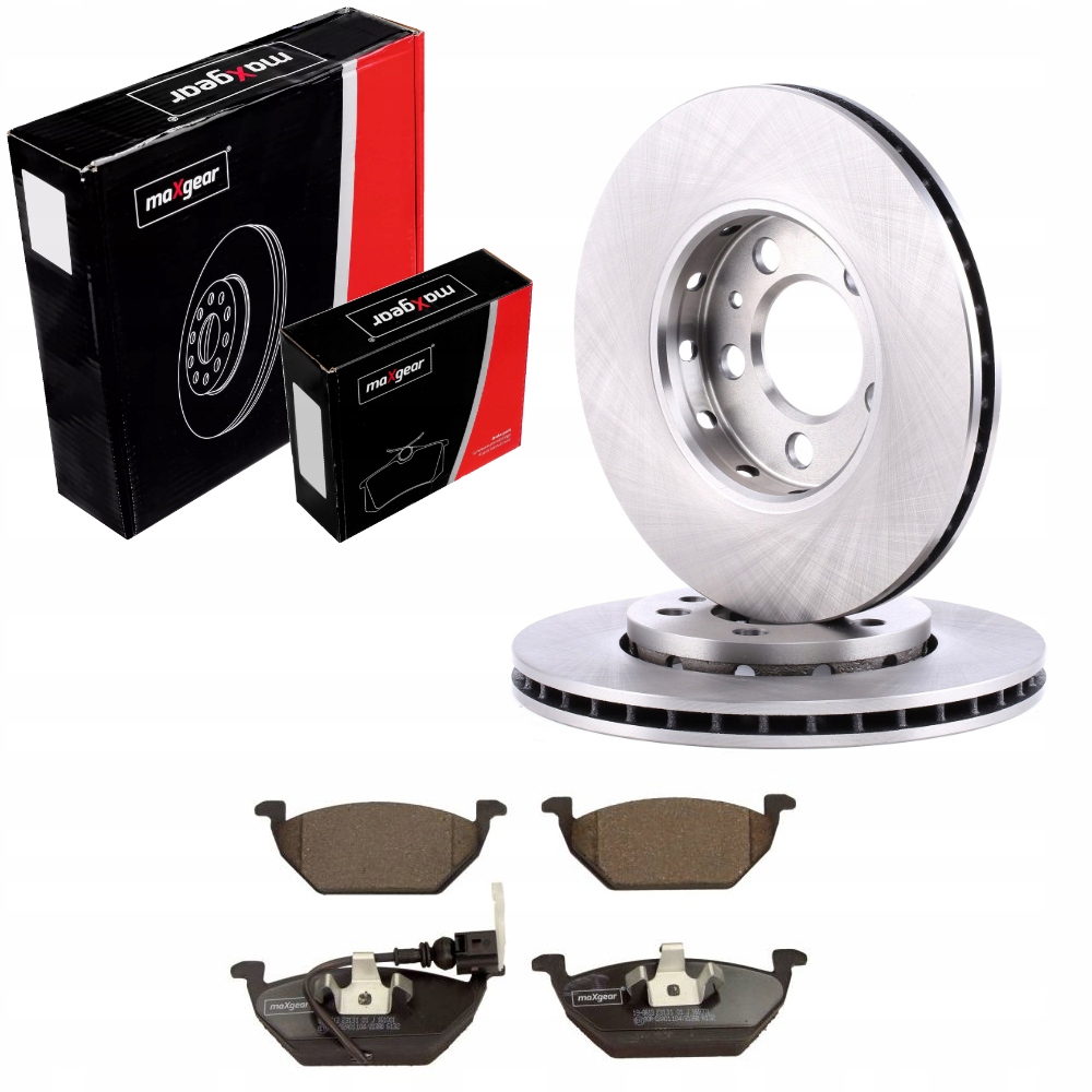 TARCZE+KLOCKI PRZÓD VW BORA GOLF IV V POLO 9N