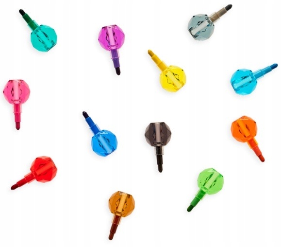 

Diamenty mini kredki przekładane 12 szt Charm Ooly