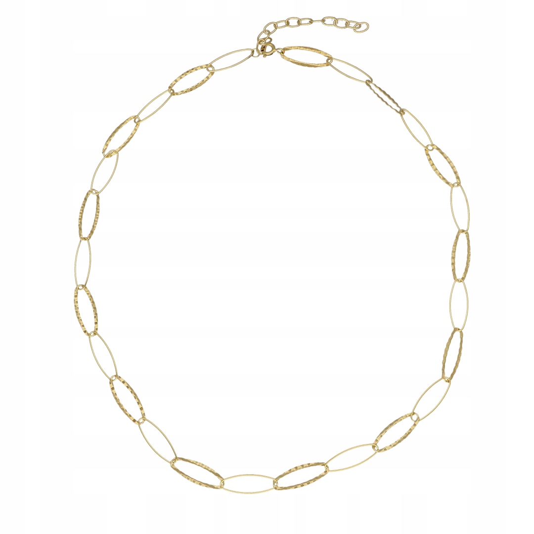 Řetízkový náhrdelník stříbro, pozlacený