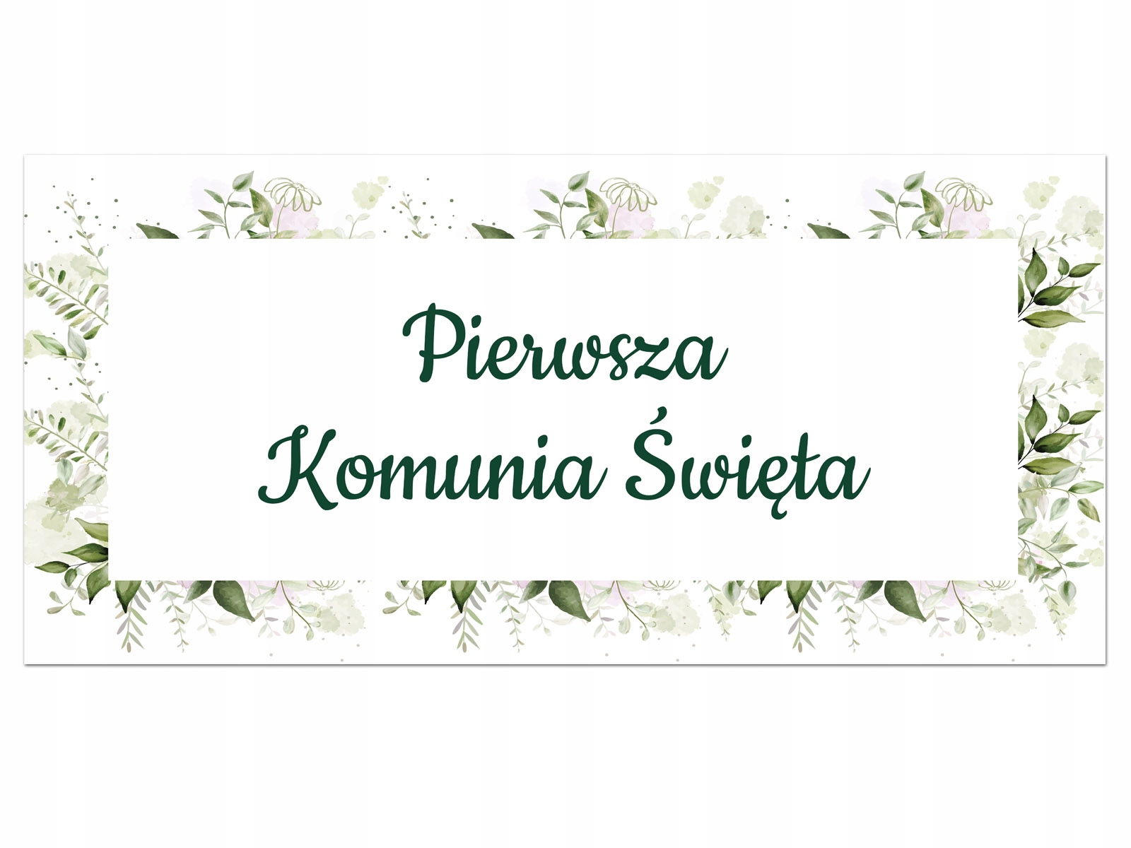 

Duży plakat komunijny 70x33cm I Komunia Święta