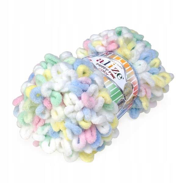 Włóczka Puffy Fine 5949 mix kolorowy