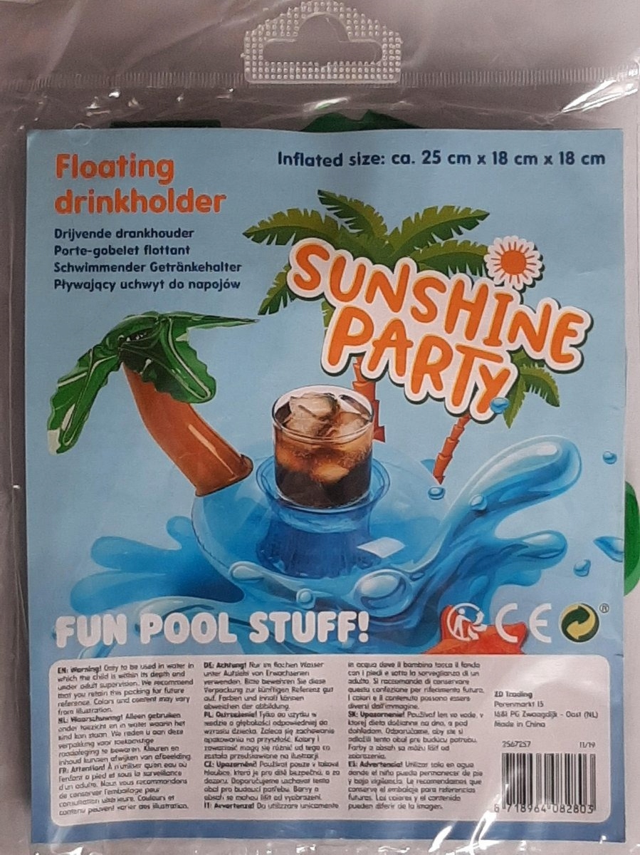 DMUCHANY UCHWYT NA NAPÓJ BASEN SZKLANKA PUSZKA Kod producenta ZeeTech Dmuchany uchwyt na napój Papuga