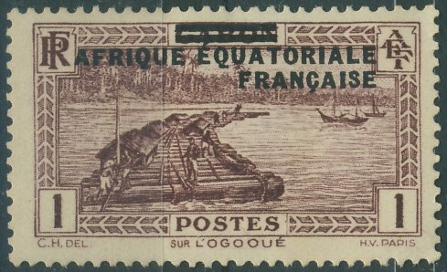 Kolonie fr. Afrique Equateriale / Gabon - 1 cent.