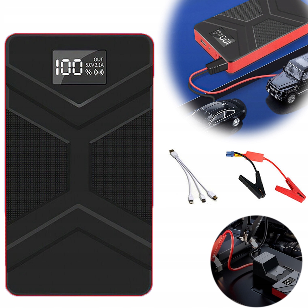 Automobilové Startovací Zařízení Powerbank Startér Booster Jump 30000 Mah