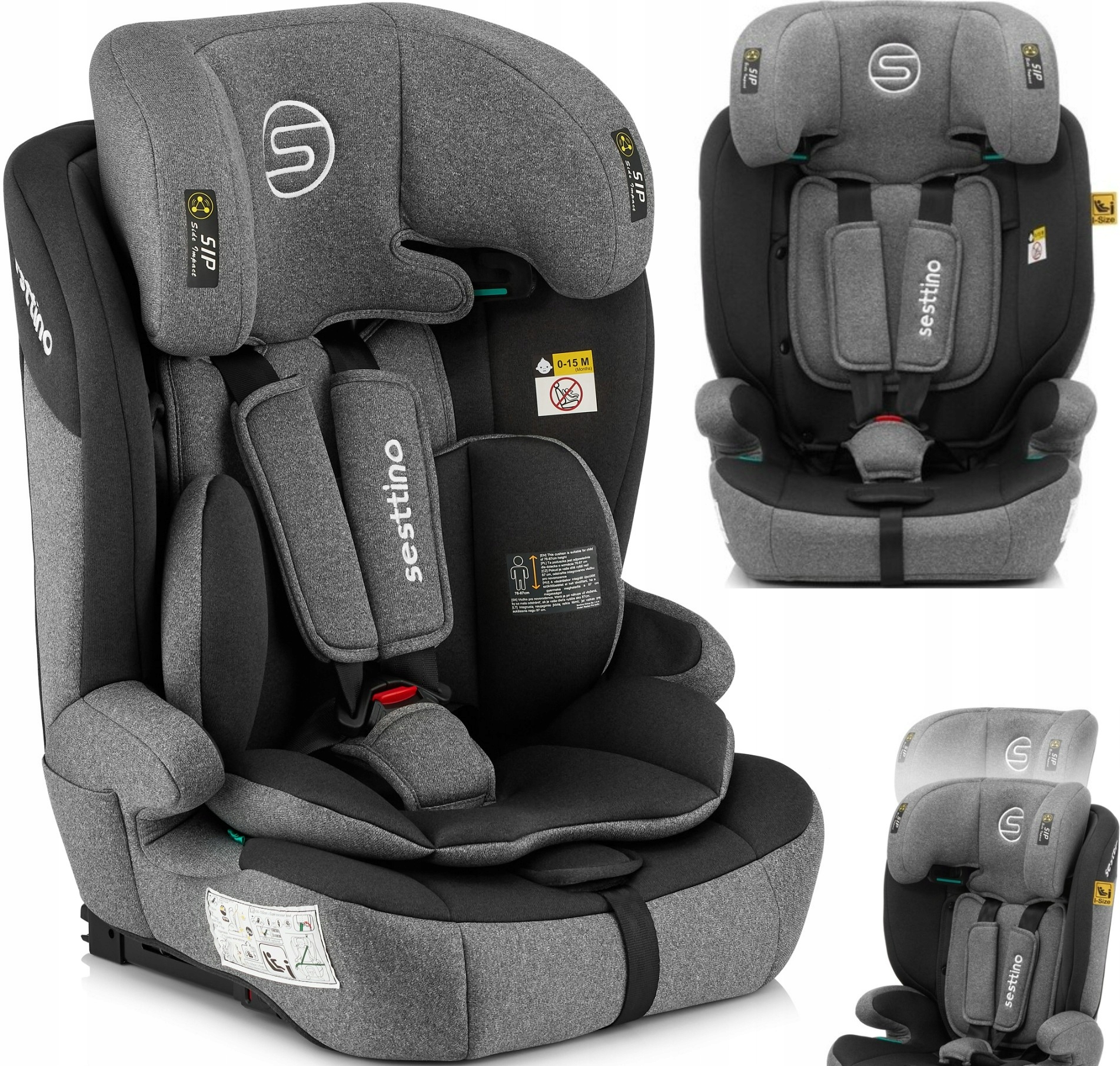Детское автокресло 76-150 см Sesttino Rocker Pro ISOFIX 9-36 кг
