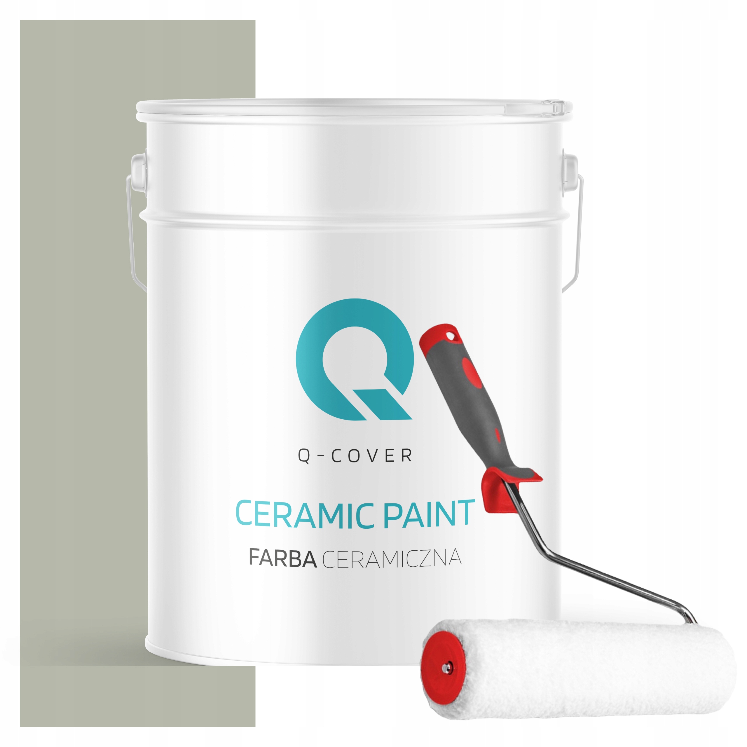 Keramická Farba Na Stenu Khaki H1747 10L Mat Poľský Výrobca Valček