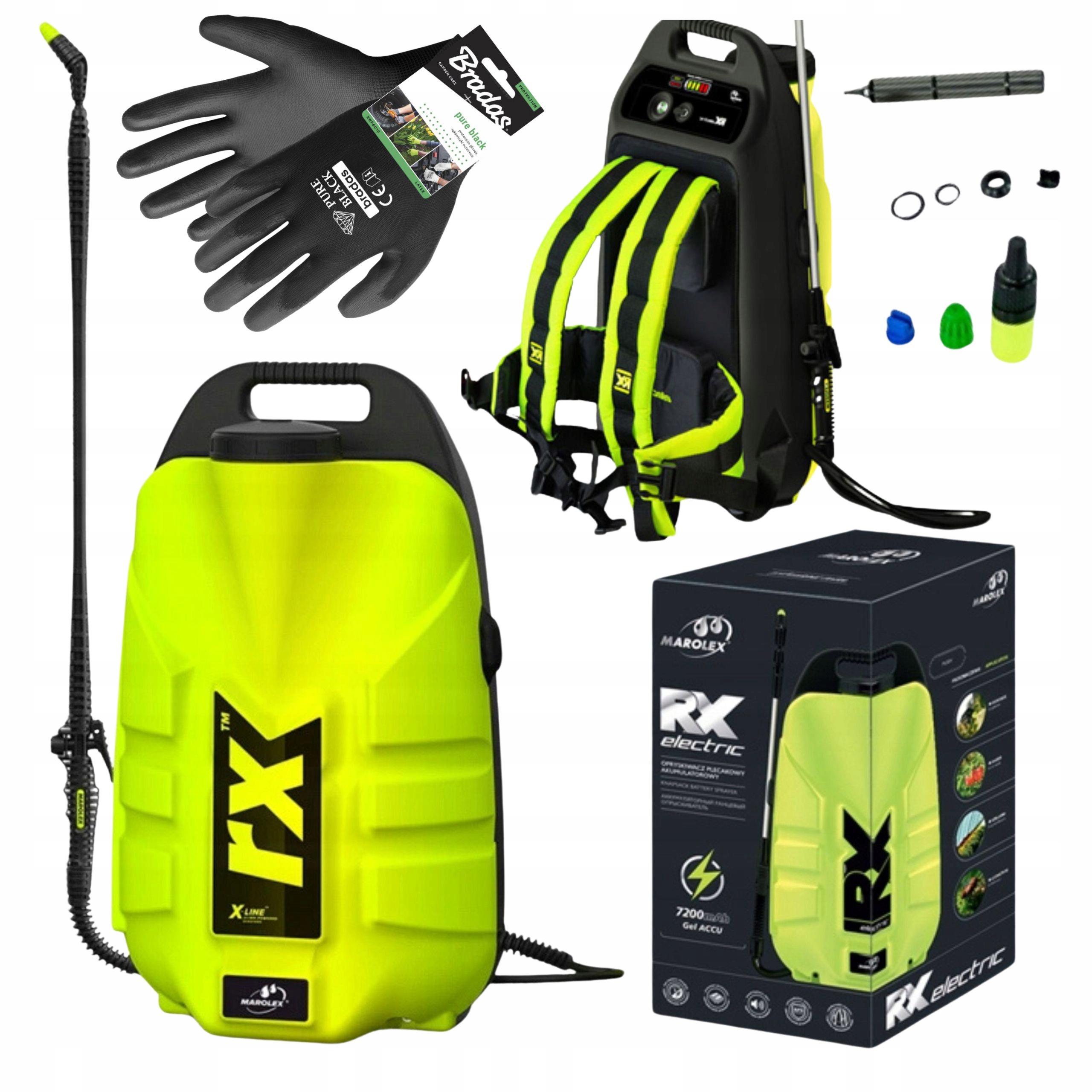 Elektryczny Opryskiwacz Akumulatorowy 12L Plecakowy Marolex Rx X-Line