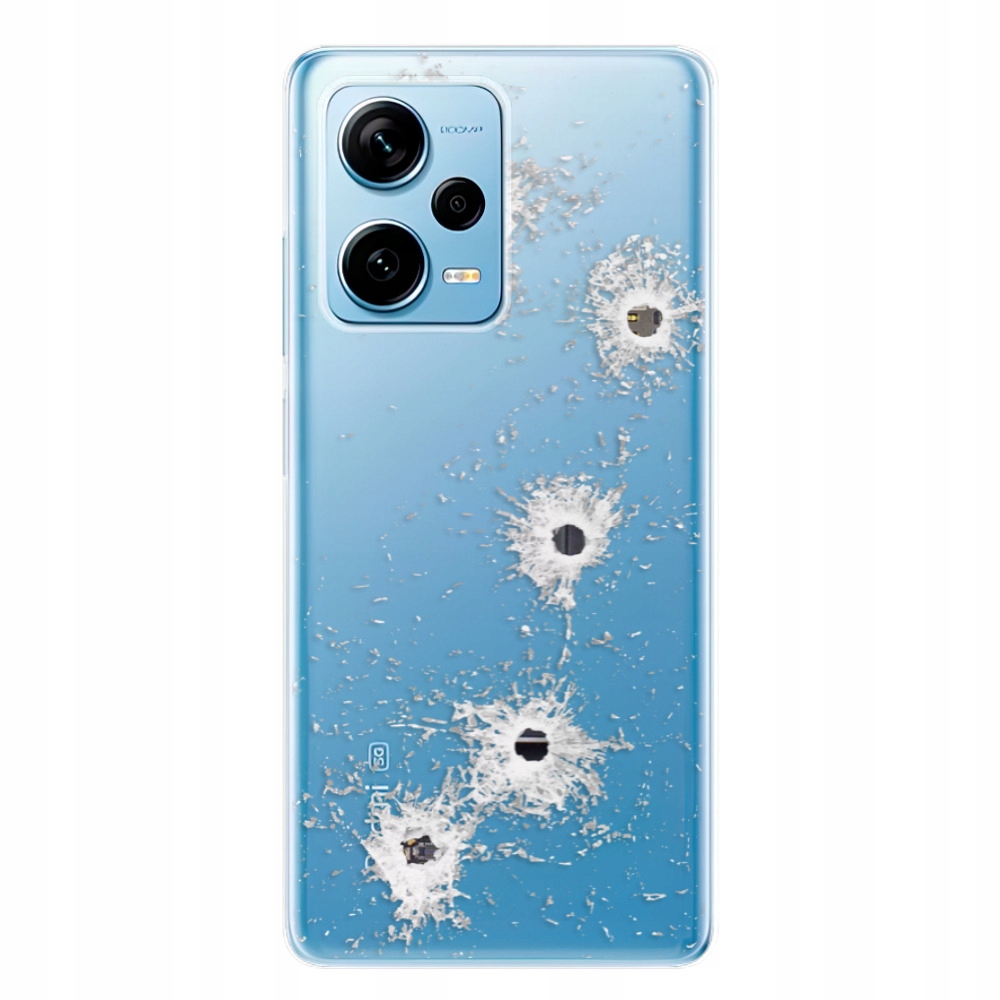 Silikonowe etui iSaprio Gunshots do Xiaomi Redmi Note 12 Pro+ 5G
