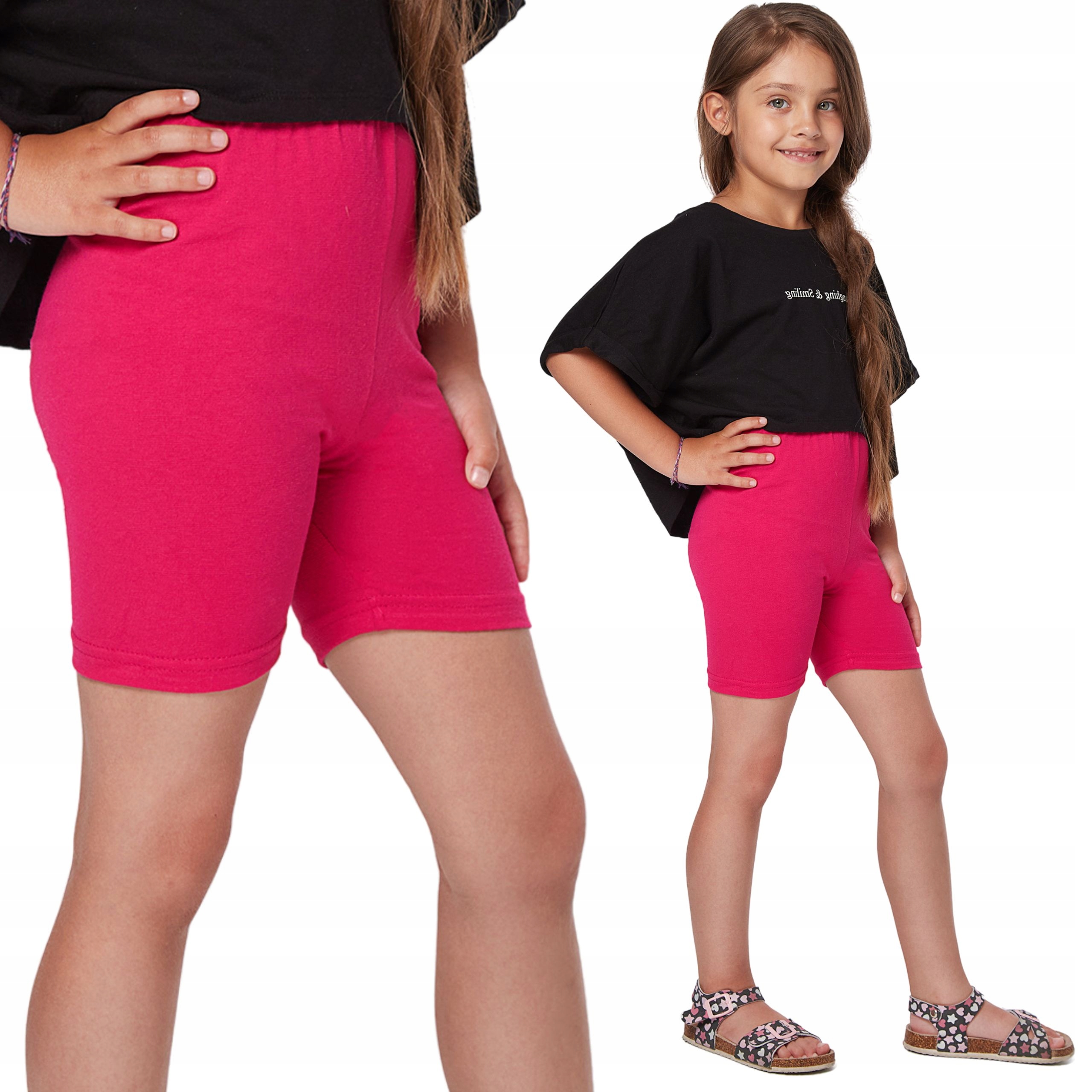

Dziewczęce Legginsy 1/2 Krótkie Szorty Kolarki