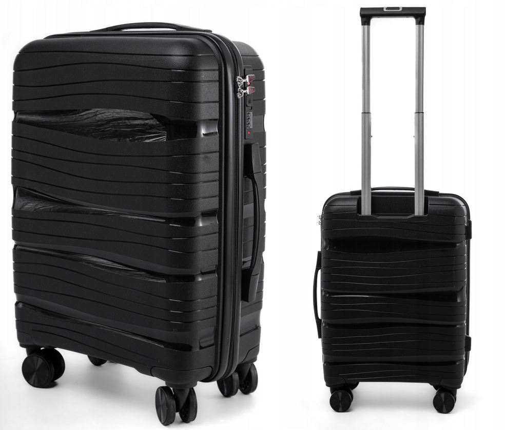 KOMPLET WALIZEK TWARDE WALIZKI PODRÓŻNENA PP3 RGL 3w1 EXCLUSIVE XXL XL L Wysokość 76 cm