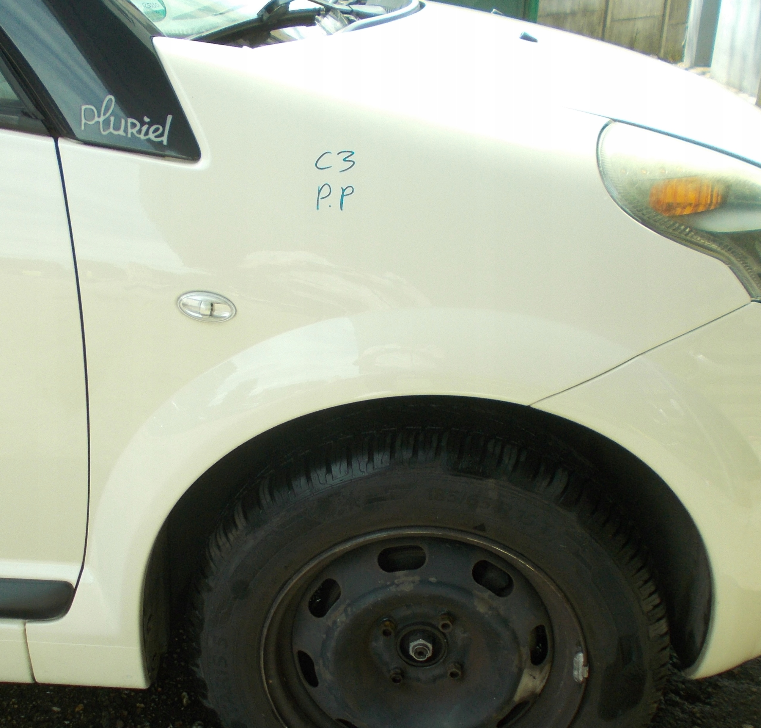 CITROEN C3 CABRIO 3D 07R fender right front KDCB