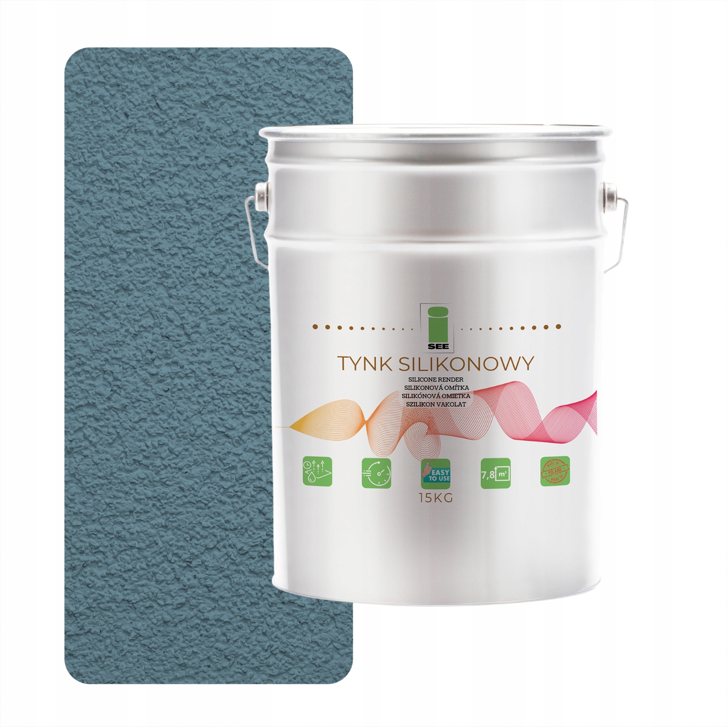 Silikónová Fasádna Omietka Šedá Bridlicová 1.5 MM Paropriepustná 15 Kg