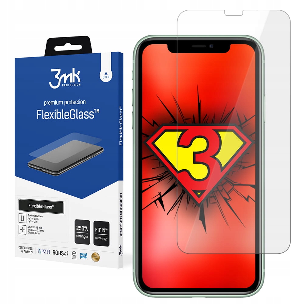 

3mk FlexibleGlass szkło folia iPhone X/XS/11 Pro