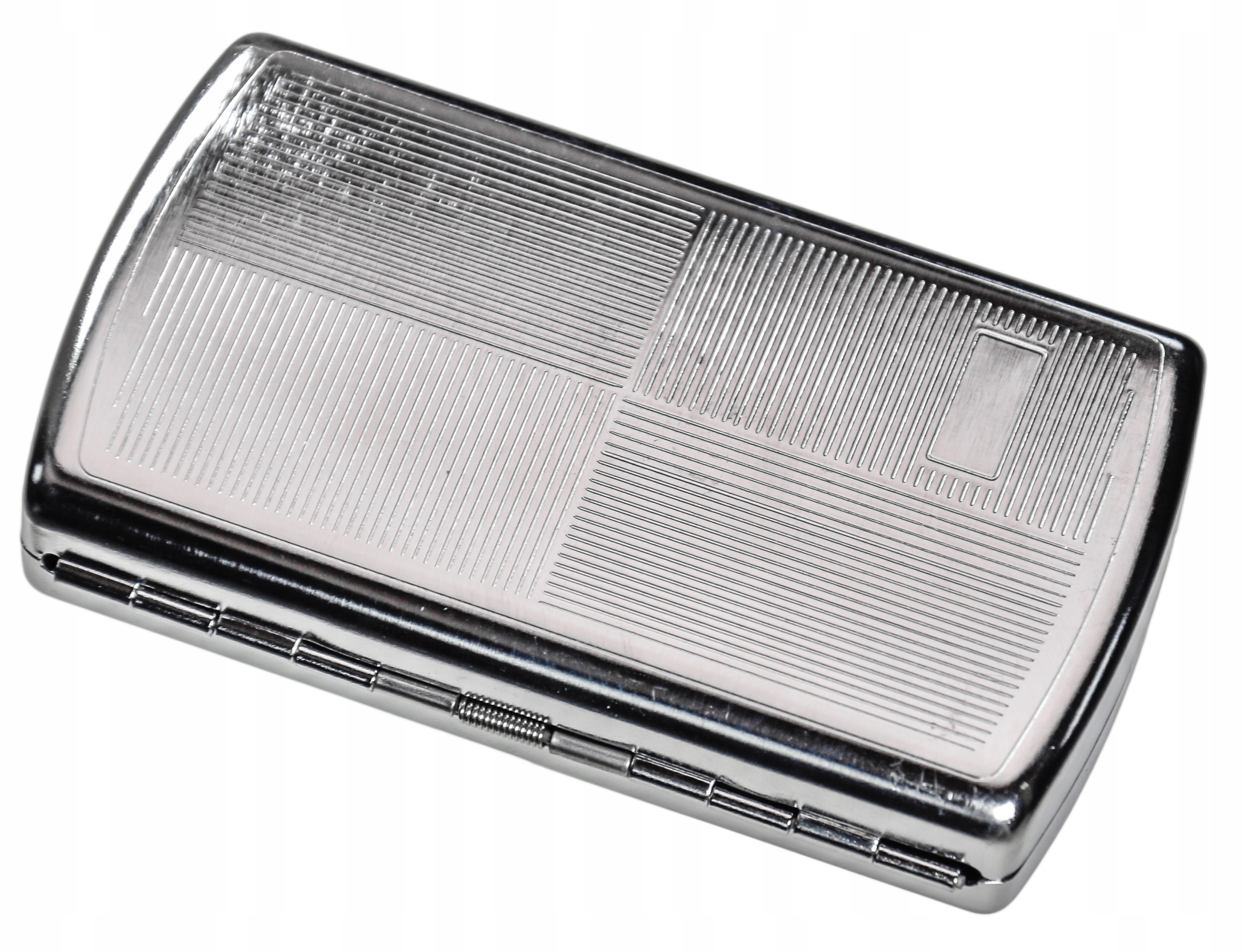 PAPIEROŚNICA METALOWA 12 PAPIEROSÓW BLASZKA PAPIEROS ETUI PREZENT Marka inna