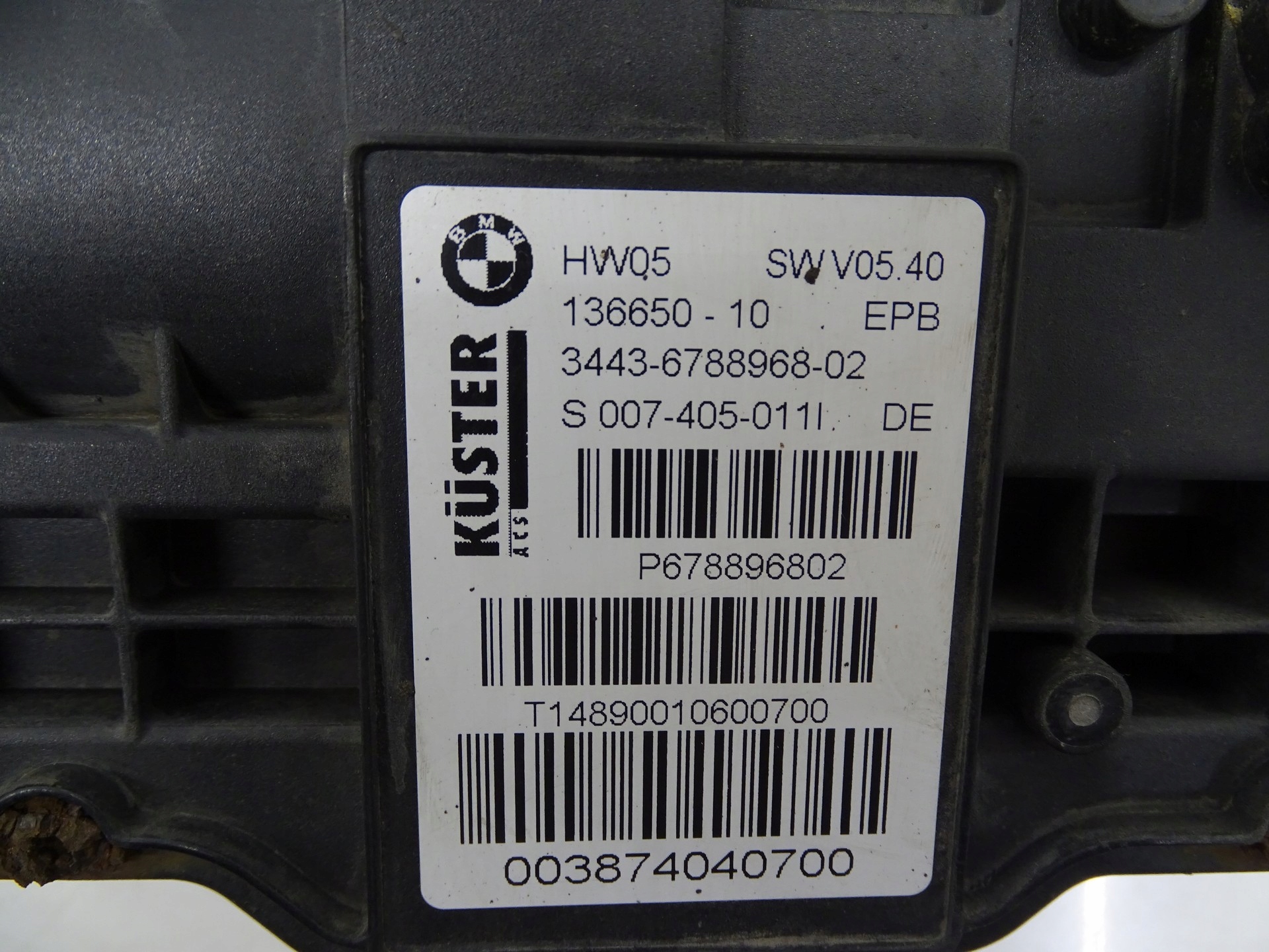 gestänge elektrische parkbremse BMW X5 E70 X6 E71 6788968