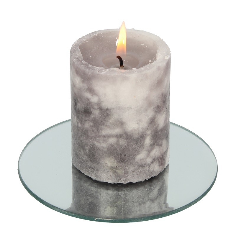 

Świecznik Podstawka Lustrzana Lustro 12CM