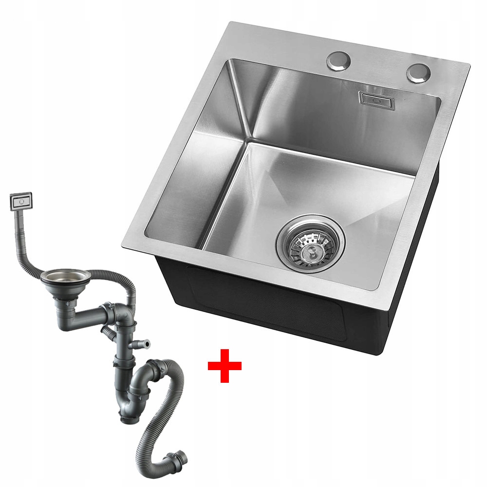 

Cecipa 40x45 Zlew Zlewozmywak Kuchenny Inox+Syfon