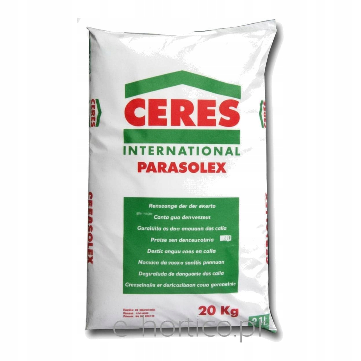 Preparat do cieniowania tuneli foliowych Parasolex szkło Ceres 20 kg