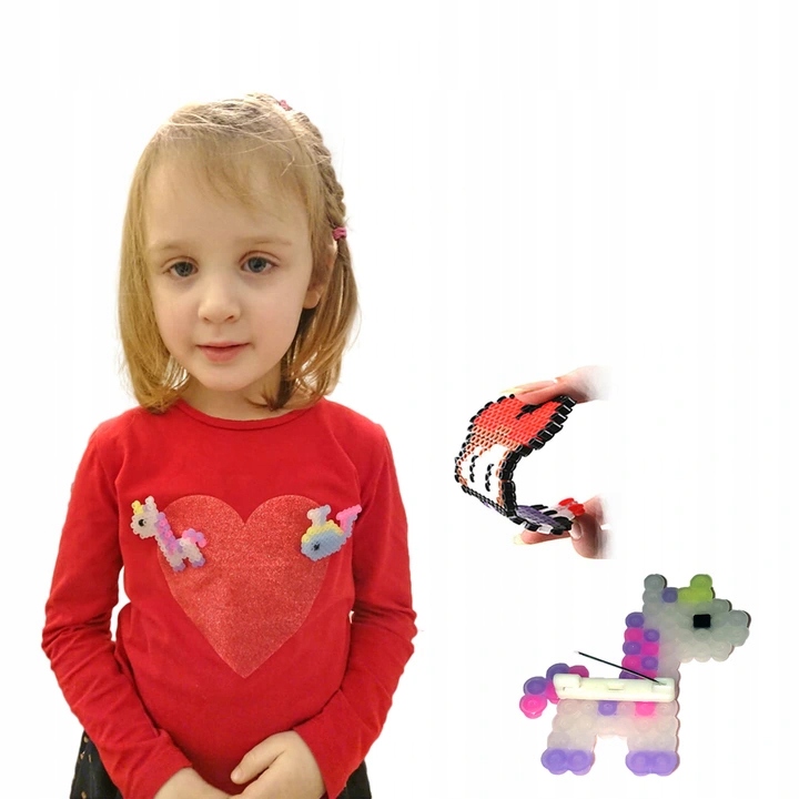 Koraliki do prasowania ŚWIECĄCE La Manuli 5 Wzorów Głębokość produktu 4 cm