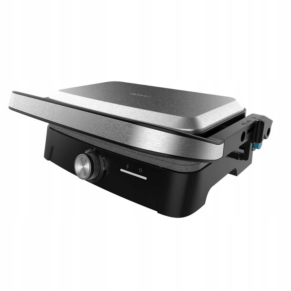 Cecotec Rock'nGrill 1500 Full Open Grill Elektryczny Składany 1500W Srebrny