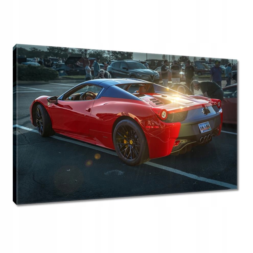 

Obrazy 90x60 Czerwone Ferrari