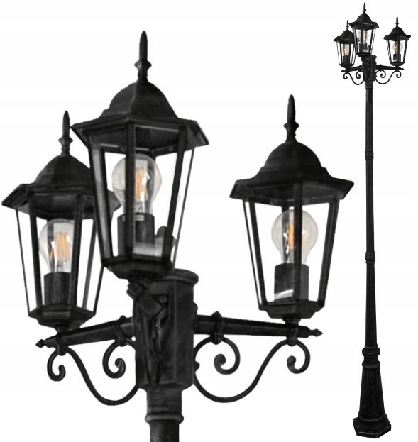 

Latarnia ogrodowa Retro lampa parkowa klasyczna