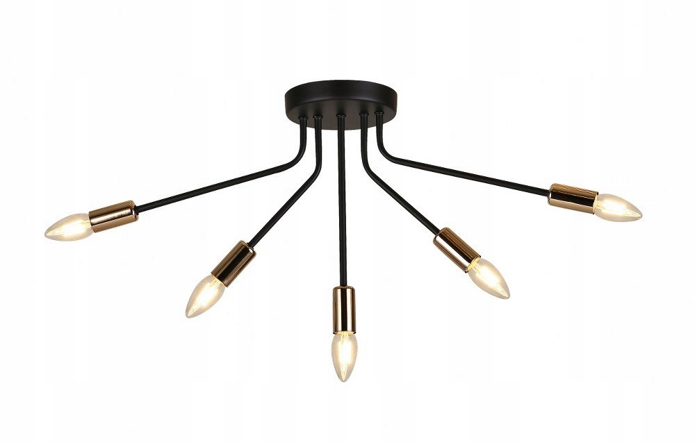 Černé závěsné svítidlo Tiára 35-79268 Candellux