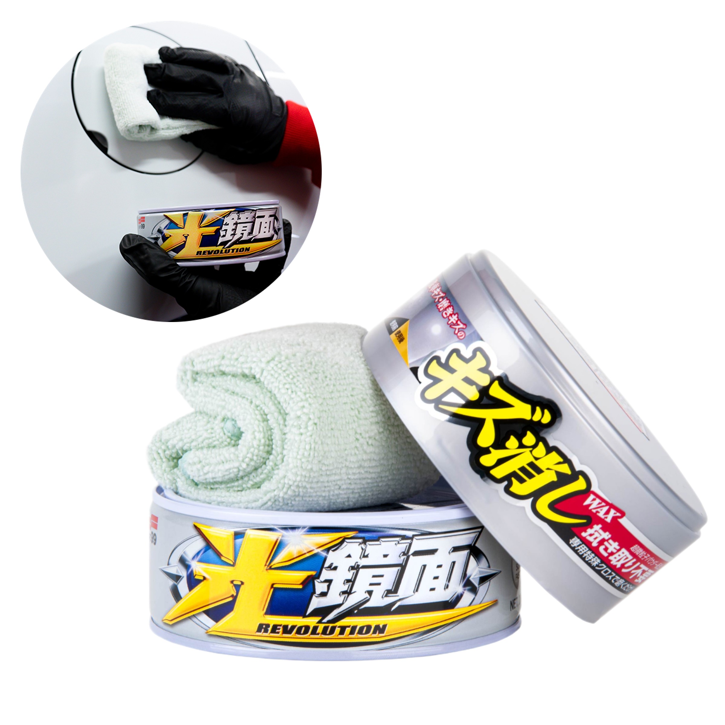 Soft99 New Scratch Clear Wax Light 200g Wosk Samochodowy