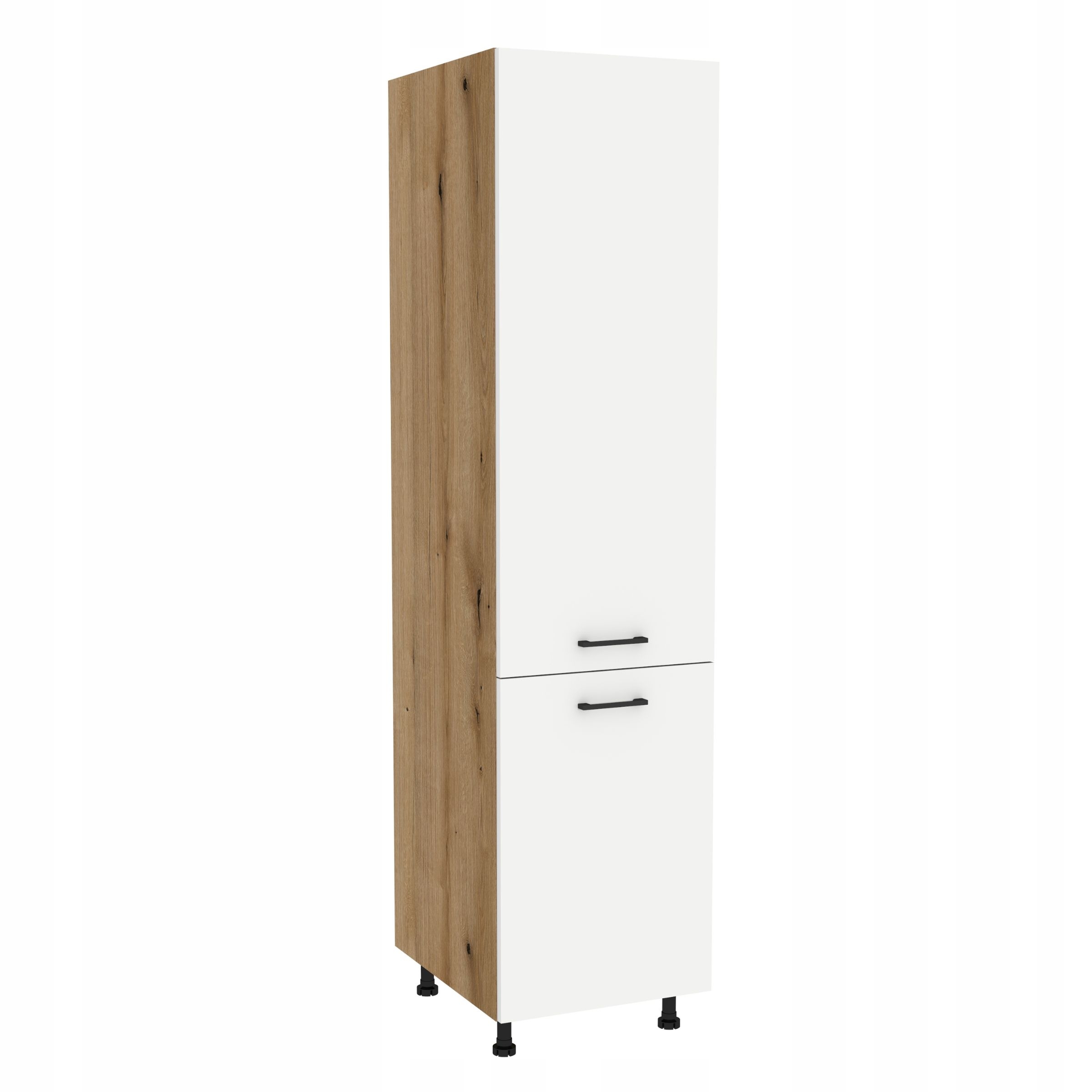 Kuchyňská skříňka spodní sloupek 50/197 Capri korpus Dub Evoke přední Bílý Mat