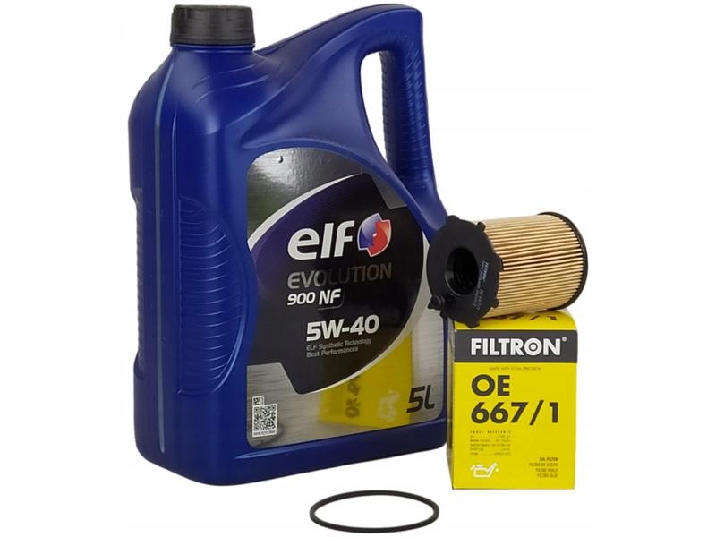 

Elf Evolution 900 Nf 5W40 5L+FILTR Oleju OE667/1