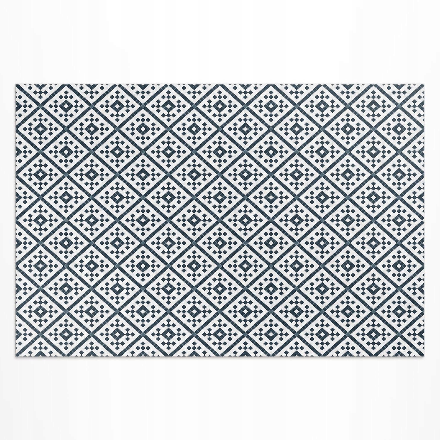 Dekoratívny balkónový vinylový koberec Drobný vzor v elegantnom štýle 120 x 80 cm