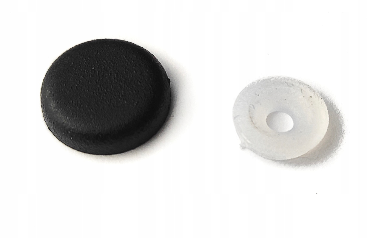 

Rozeta 14mm Zaślepki na wkręty 100szt Czarny Mat