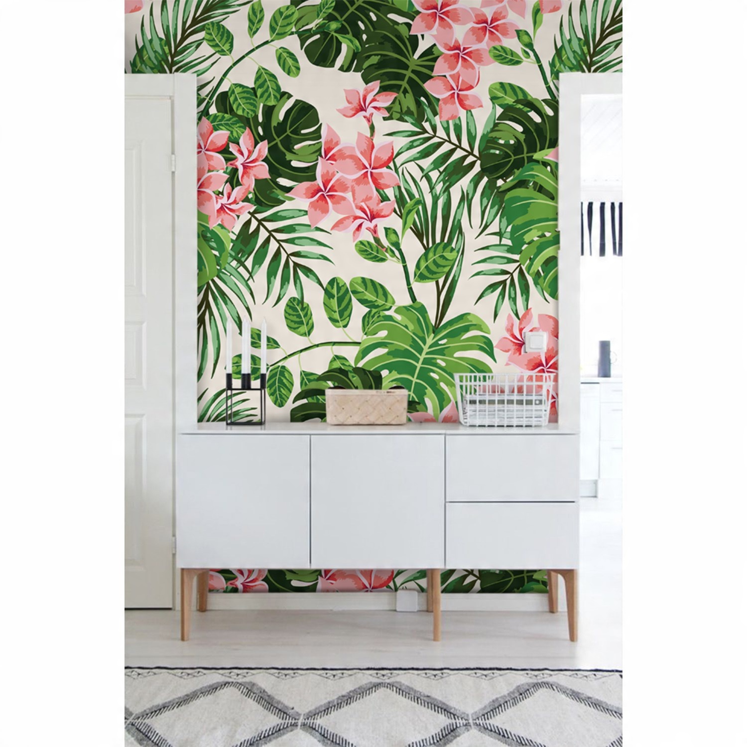 

Tapeta ścienna Hibiskus wyspa tropikalne 250x250cm