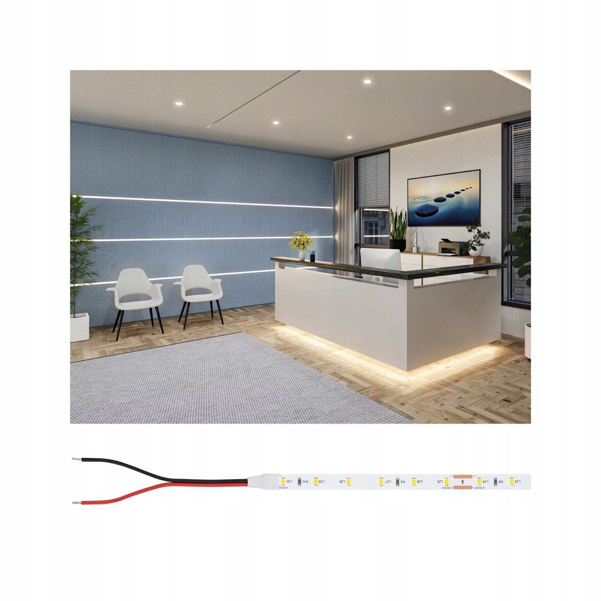 Paulmann Pre Led Strip Gold P25 930 5m 22W 380lm/m 60LEDs/m 3000K
