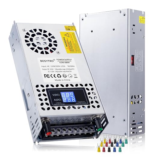 Regulovatelný napájecí transformátor AC110/220V (smps) DC 0-60V 0-10A 600W