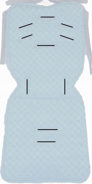 WKŁADKA DO WÓZKA SPACERÓWKI MINKY + GRATIS Kod producenta 10