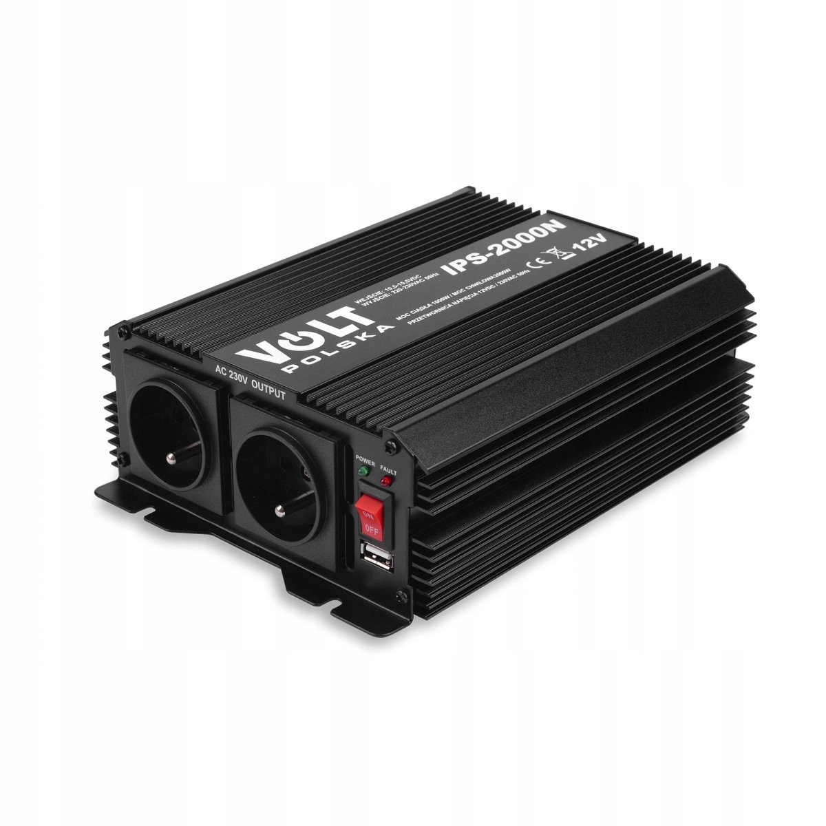 Volt Prevodník Ips 2000N 12/230V (1000/2000W)