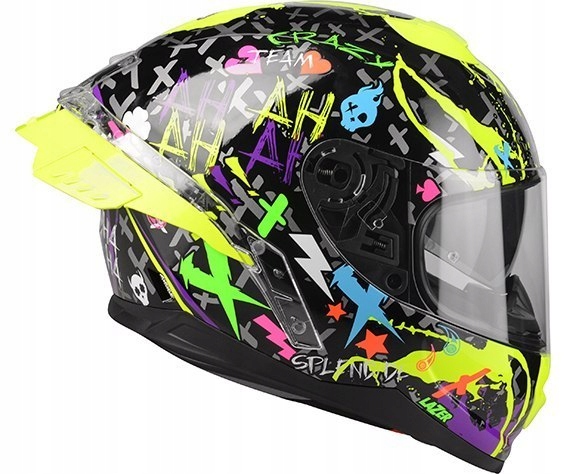 Kask LAZER RAFALE SR Crazy Czarny - Multi XL