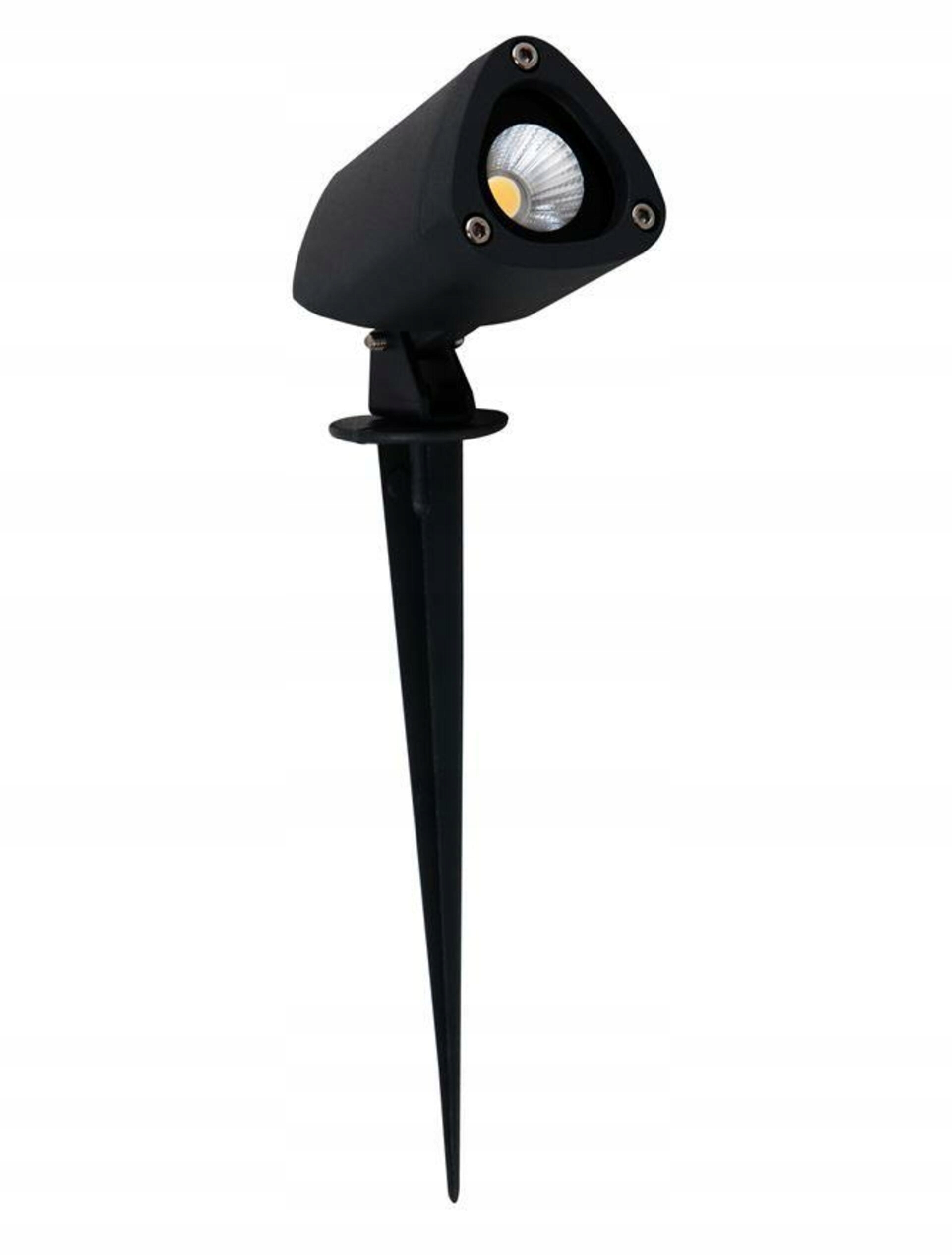 Nova Luce vonkajšie svietidlo s bodcom Inside čierny hliník a sklo Led 3W 3000