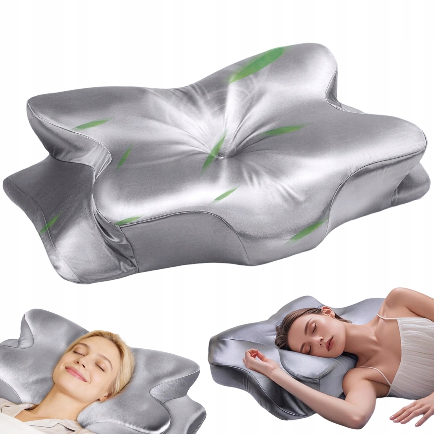 Poduszka Ergonomiczna Pianka Motyl Ortopedyczna Z Pamięcią Memory Foam