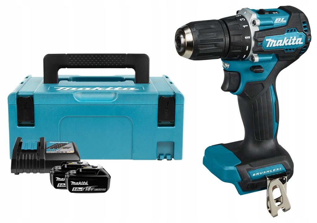 Makita DDF487RTJ Aku Wiertarko-wkrętarka 18V 5.0ah