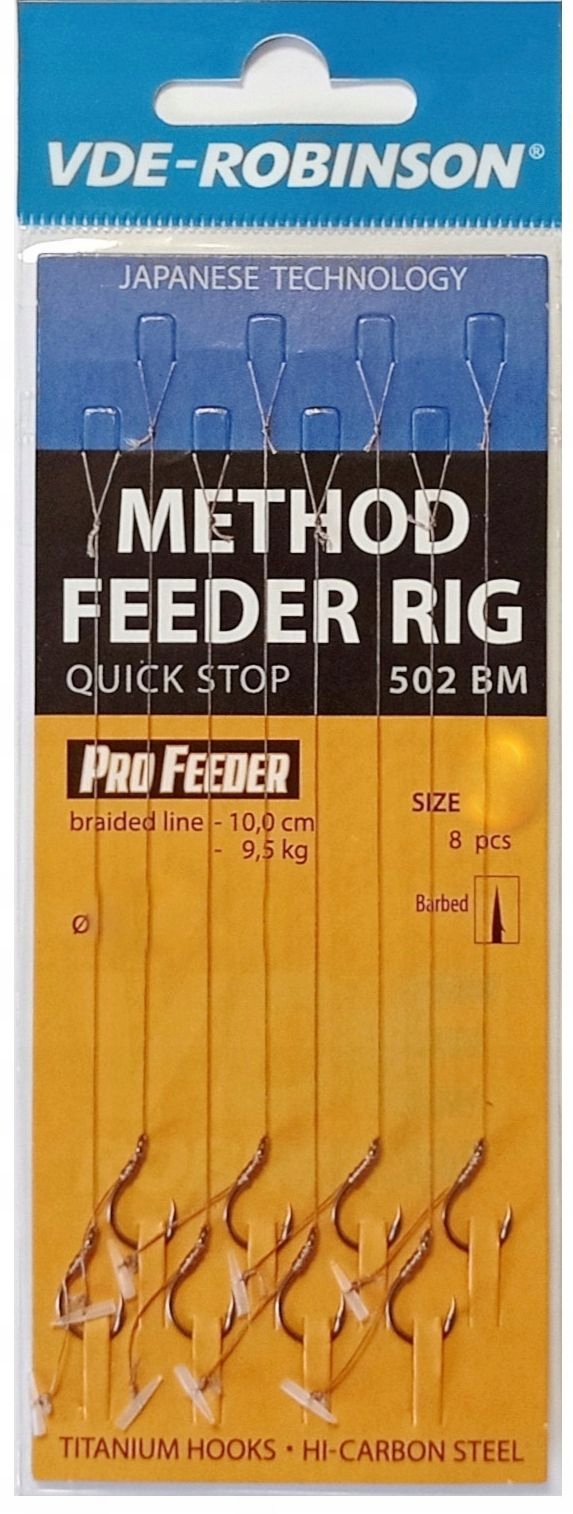 Haczyki Robinson Method Przypon Quick Stop 6