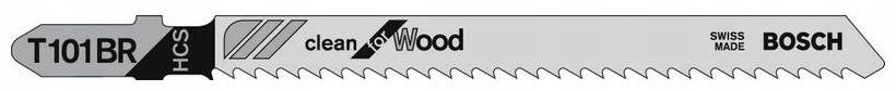 Pilový List pro přímočaré pily T 101 Br Hcs 25 kusů Bosch