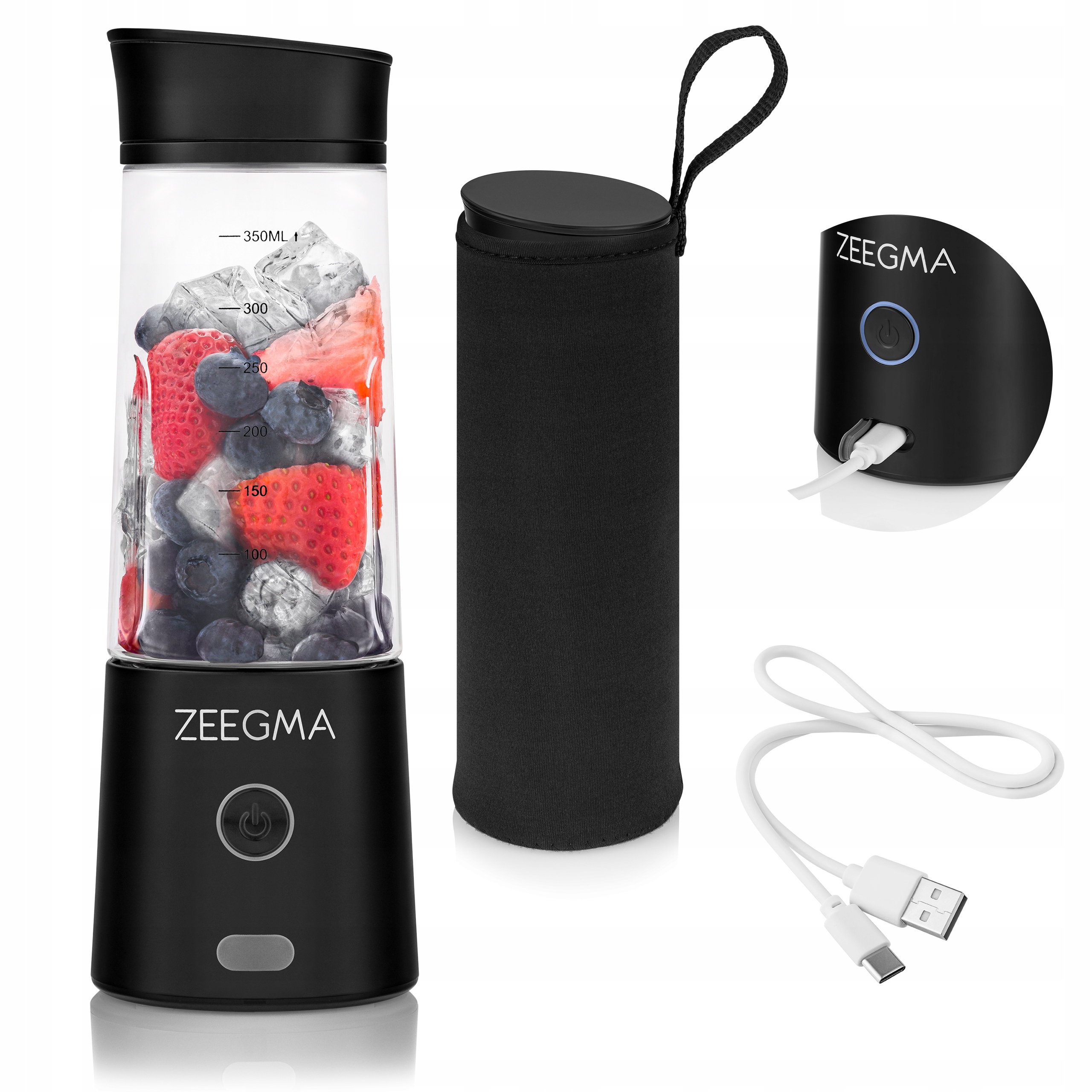 

Blender przenośny turystyczny MOCNY300W Usb Zeegma