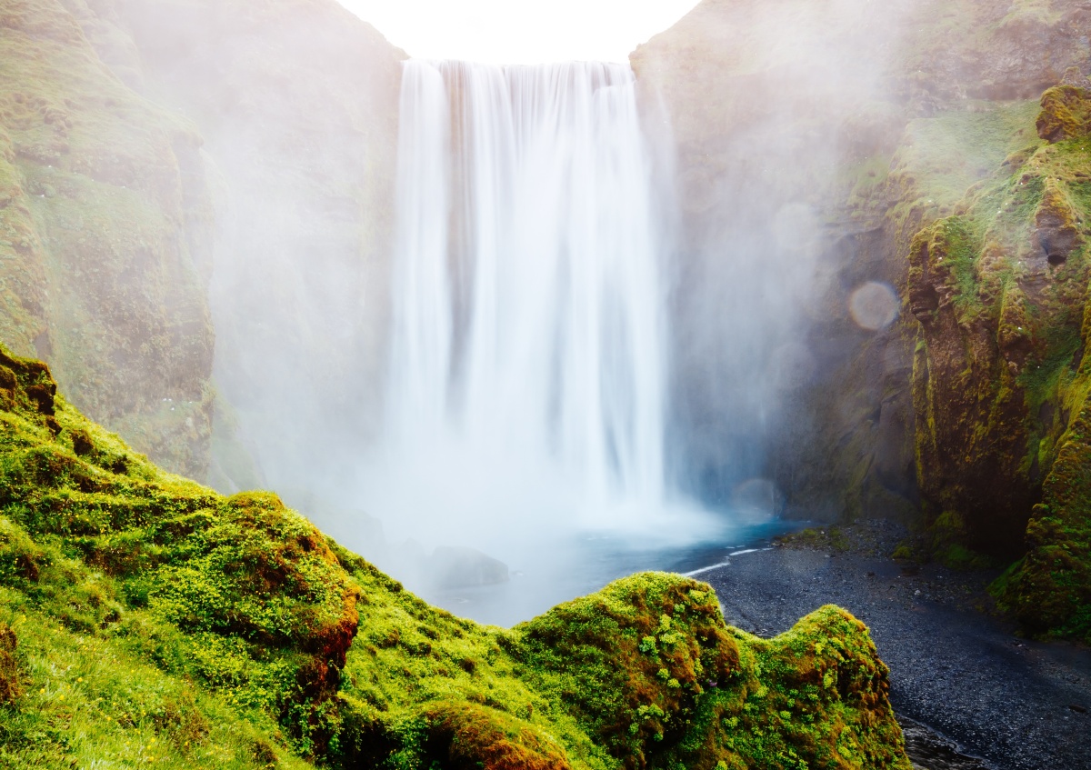 

Tapeta Flizelinowa Wodospad Skogafoss - 208x146