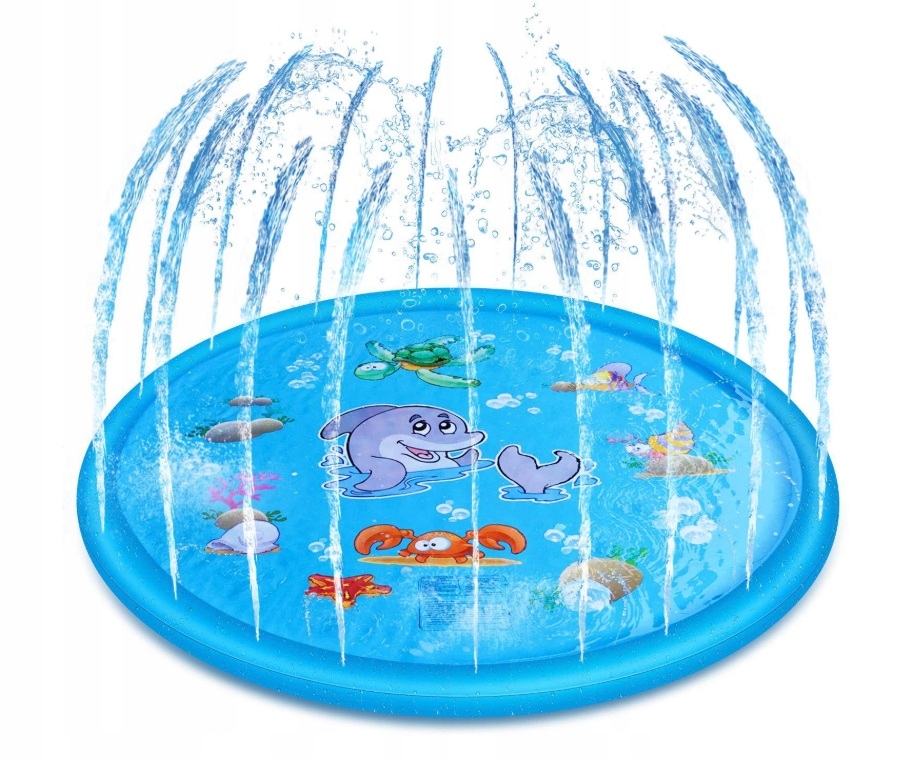 BASEN DZIECIĘCY FONTANNA OGRODOWA ZRASZACZ 100CM