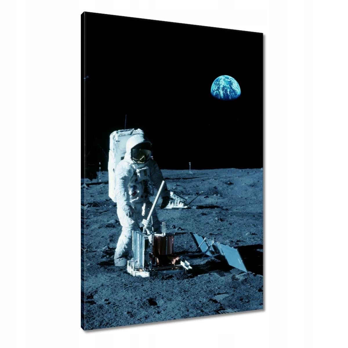 Obrazy 60x90 Astronaut Měsíc Země