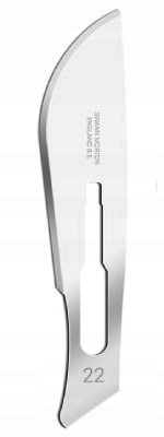 Swann Morton SKALPEL JEDNORAZOWY 10 SZTUK - nr 22 Zastosowanie jednorazowe