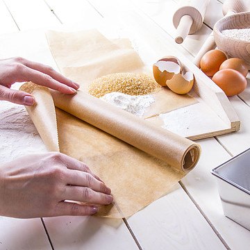 PAPIER DO PIECZENIA BRĄZOWY SILIKONOWANY DO PIECZENIA KUCHCIK BOX 8M Długość (cm) 800 cm